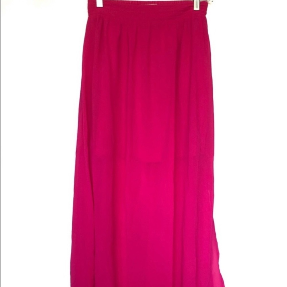 Skies Are Blue Giselle Pink Maxi Skirt Size S